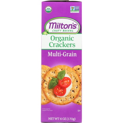 MILTONS:  Organic MultiGrain Crackers, 6 oz