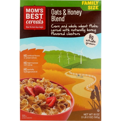 MOM\'S BEST CEREALS: Oats & Honey Blend Cereal, 18 oz