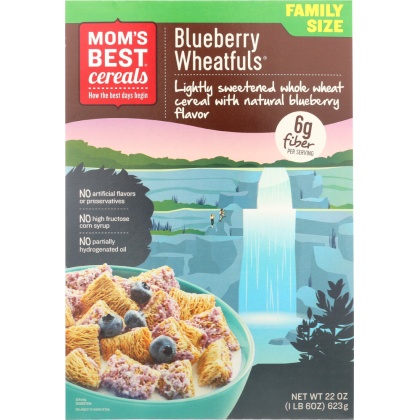 MOM\'S BEST: Cereal Bluepom Wheat Fuls, 22 oz