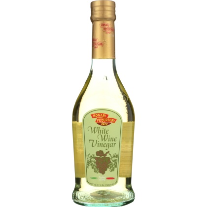 MONARI: White Wine Vinegar, 16.9 oz