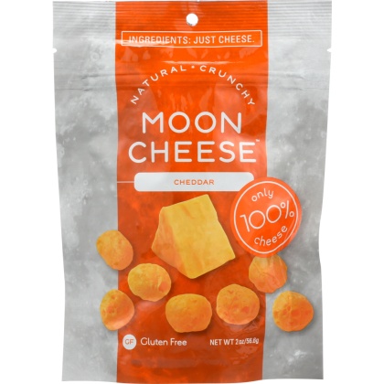 MOON CHEESE: Cheese Dried Cheddar, 2 oz