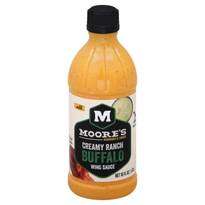 MOORE: Sauce Buffalo Wing Creamy Ranch, 16 oz