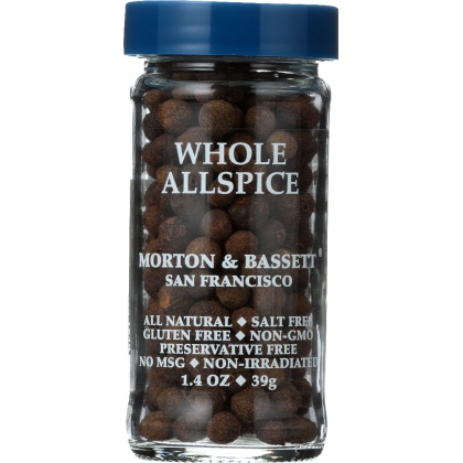 MORTON & BASSETT: All Natural Whole All Spice, 1.4 oz