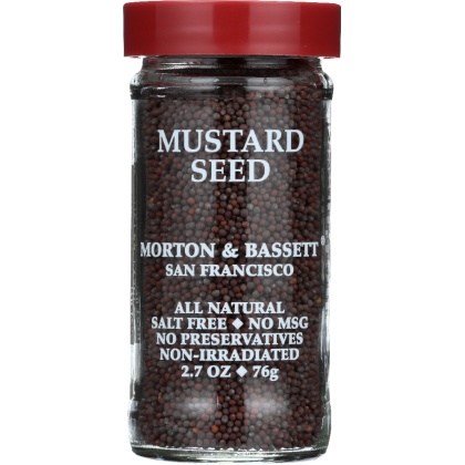 MORTON & BASSETT: Brown Mustard Seed, 2.7 oz