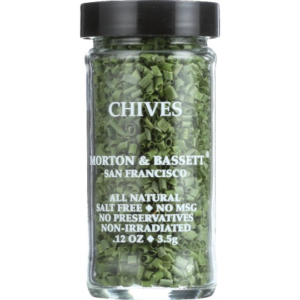 MORTON & BASSETT: Chives, 0.12 oz