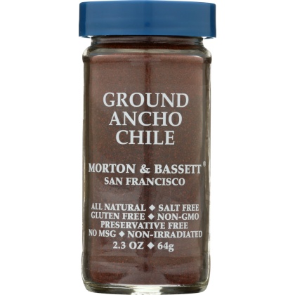 MORTON & BASSETT: Ground Ancho Chili Powder, 2.3 oz