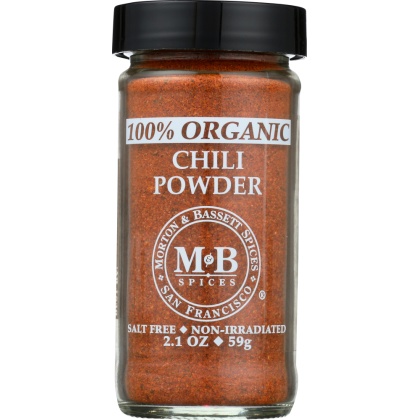 MORTON & BASSETT: Organic Chili Powder, 2.1 oz