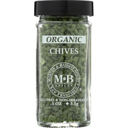 MORTON & BASSETT: Organic Chives, 0.1 oz