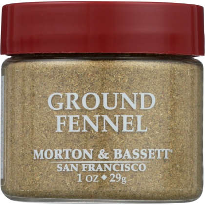 MORTON & BASSETT: Seasoning Fennel Ground, 1 oz