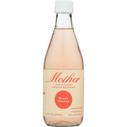 MOTHER BEVERAGE: Beverage Cider Vinegar Blood Orange, 12 fo