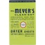 MRS MEYERS CLEAN DAY: Dryer Sheets Lemon Verbena Scent, 80 Sheets