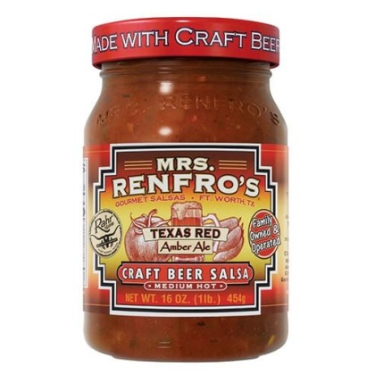 MRS RENFROS: Salsa Texas Red Craft Beer, 16 oz