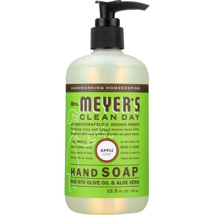 MRS. MEYER\'S: Clean Day Liquid Hand Soap Apple Scent, 12.5 oz