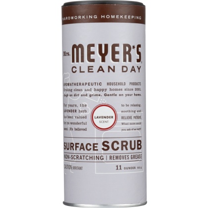 MRS. MEYER\'S: Clean Day Surface Scrub Lavender Scent, 11 oz