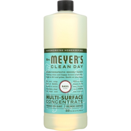 MRS. MEYER\'S: Multi-Surface Concentrate Basil Scent, 32 oz