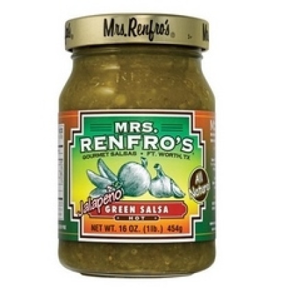 MRS. RENFRO\'S: Hot Jalapeno Green Salsa, 16 oz