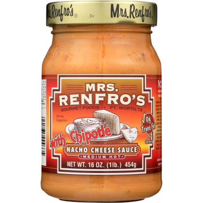 MRS. RENFRO\'S: Medium Hot With Chipotle Nacho Cheese Sauce, 16 oz