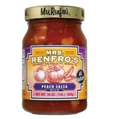 MRS. RENFRO\'S: Mild Peach Salsa, 16 oz