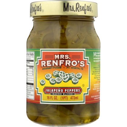 MRS. RENFRO\'S: Nacho Sliced Jalapeno Peppers, 16 Oz