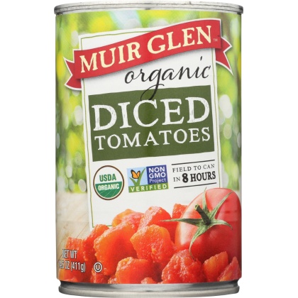 MUIR GLEN: Organic Diced Tomatoes, 14.5 oz