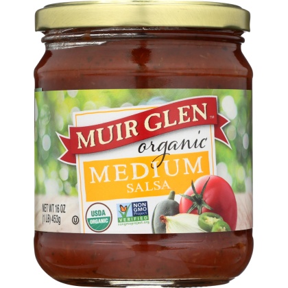 MUIR GLEN: Organic Medium Salsa, 16 oz