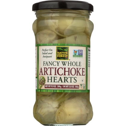 NATIVE FOREST: Artichoke Hearts Fancy Whole, 9.9 oz