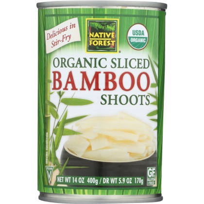 NATIVE FOREST: Organic Sliced Bamboo Shoots, 14 oz