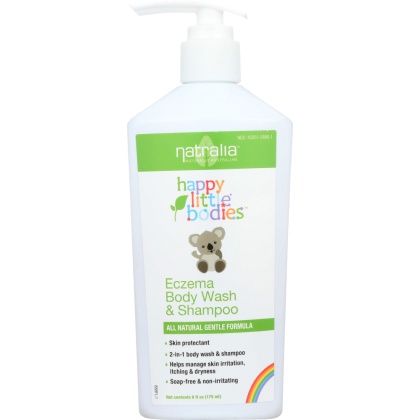 NATRALIA: Happy Little Bodies Eczema Body Wash & Shampoo, 6 oz