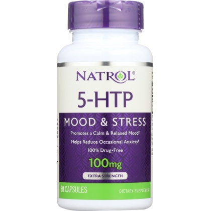 NATROL: 5-HTP 100 mg, 30 Capsules