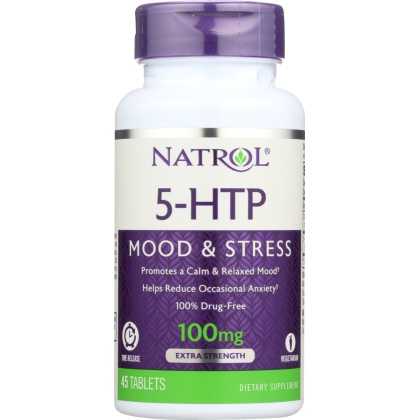 NATROL: 5-HTP TR Time Release 100 mg, 45 tablets