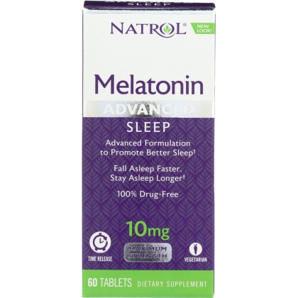 NATROL: Advanced Sleep Melatonin 10 mg, 60 Tablets