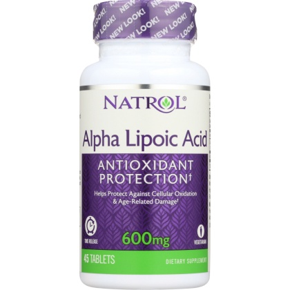 NATROL: Alpha Lipoic Acid 600 mg, 45 tb