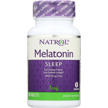 NATROL: Melatonin 1 mg, 90 tb