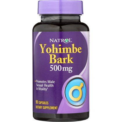 NATROL: Yohimbe Bark 500 mg, 90 Capsules