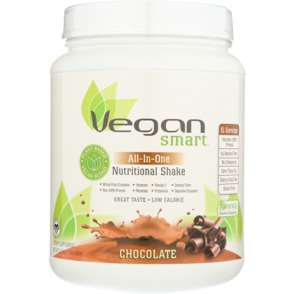 NATURADE: VeganSmart All-In-One Nutritional Shake Chocolate, 24.3 oz