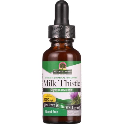 Nature\'s Answer Milk Thistle Alcohol-Free 2,000 Mg, 1 Oz