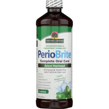 NATURE\'S ANSWER: PerioBrite Natural Mouthwash Coolmint, 16 oz