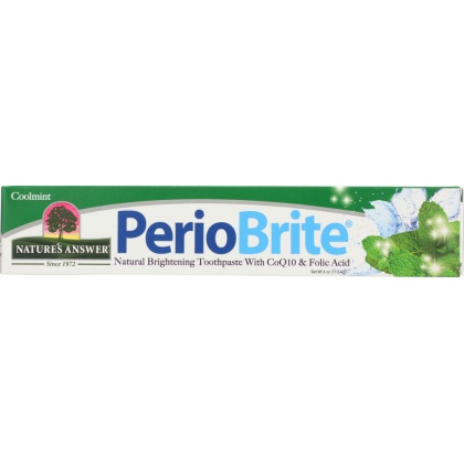 NATURE\'S ANSWER: PerioBrite Toothpaste Cool Mint, 4 oz