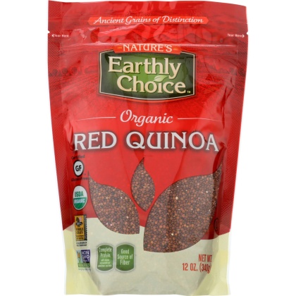 NATURE\'S EARTHLY CHOICE: Organic Red Quinoa, 12 oz