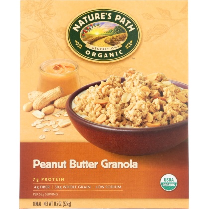 NATURE\'S PATH: Organic Peanut Butter Granola Cereal, 11.5 oz