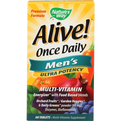 NATURE\'S WAY: Alive Once Daily Men\'s Multi-Vitamin, 60 tablets