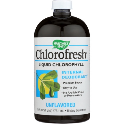NATURE\'S WAY: Chlorofresh Liquid Chlorophyll Unflavored, 16 oz