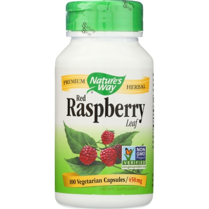 NATURE\'S WAY: Red Raspberry Leaf 450 Mg, 100 Capsules