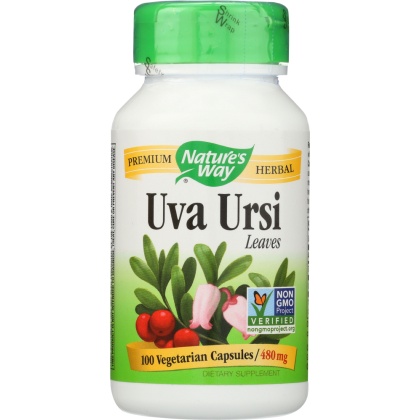 NATURE\'S WAY: Uva Ursi Leaves 480 mg, 100 capsules