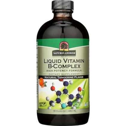 NATURES ANSWER: Liquid Vitamin B Complex, 16 oz