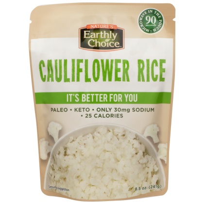 NATURES EARTHLY CHOICE: Cauliflower Rice, 8.5 oz