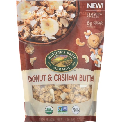 NATURES PATH: Coconut & Cashew Butter Granola, 11 oz