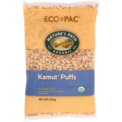 NATURES PATH: Kamut Puffs Cereal Organic, 6 oz