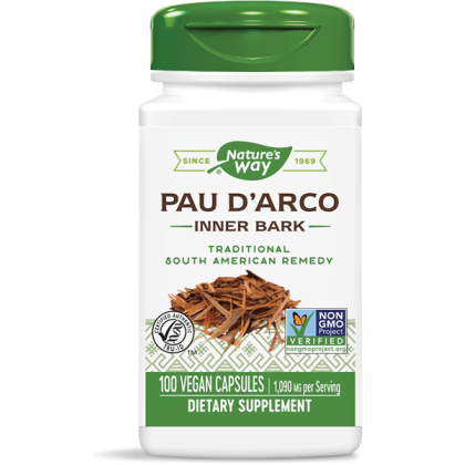 NATURES WAY: Pau d\'Arco Inner Bark, 100 vc