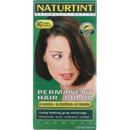 NATURTINT: Permanent Hair Color 4G Golden Chestnut, 5.28 oz
